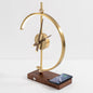Wooden LED Lamp with Clock and Wireless Charger